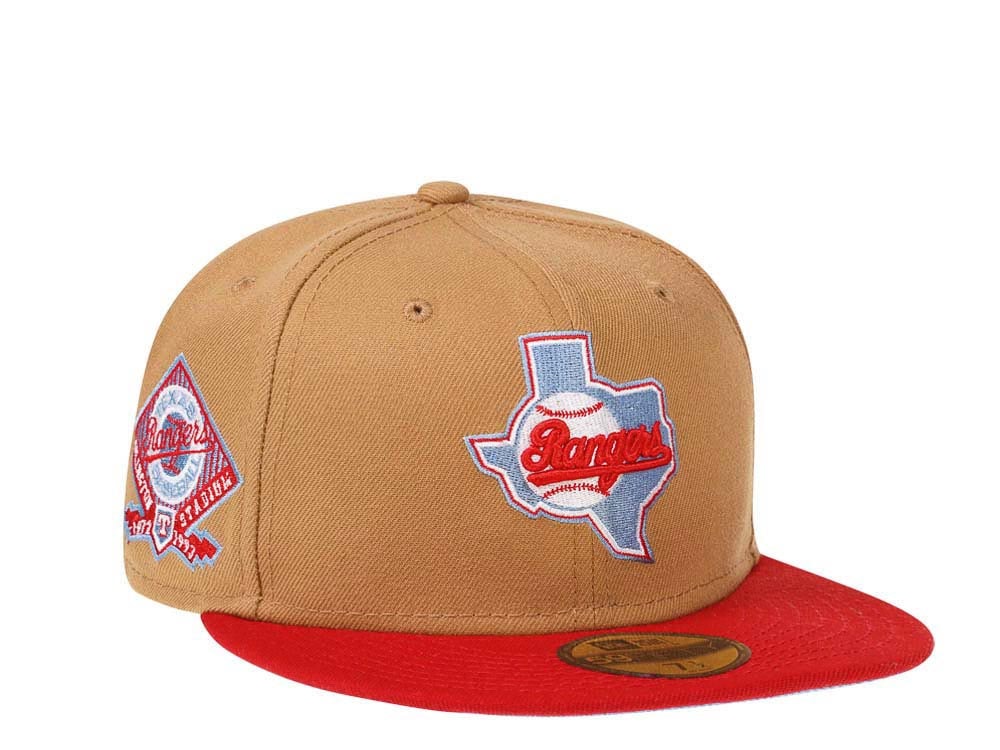 New Era Texas Rangers Arlington Stadium Two Tone Edition 59Fifty Fitted Casquette