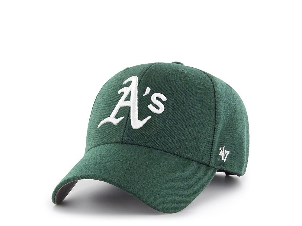 47Brand Oakland Athletics Green Classic Strapback Casquette