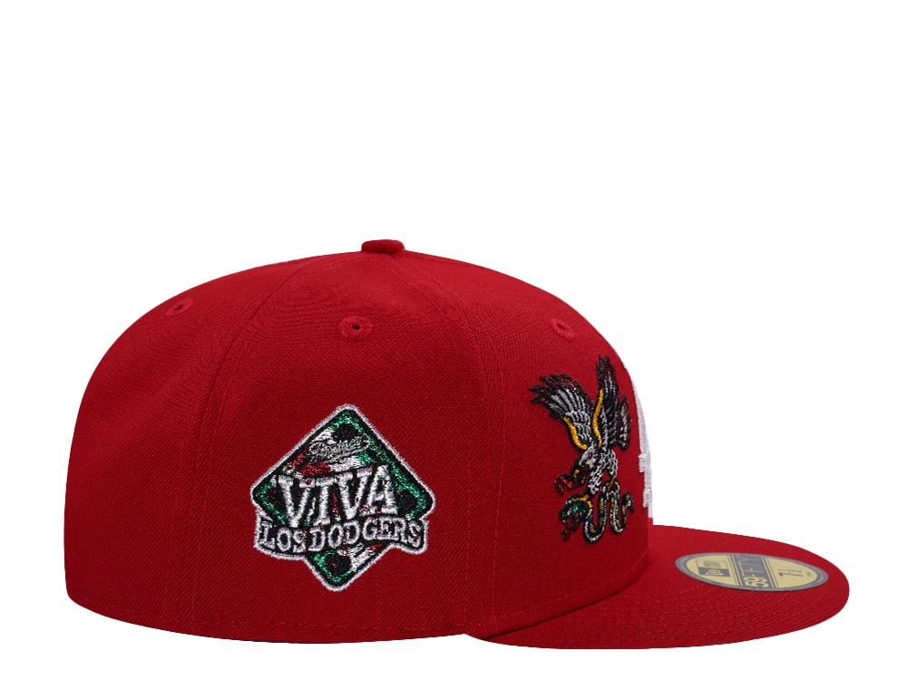 New Era Los Angeles Dodgers Viva Eagle Scarlet Prime Edition 59Fifty Fitted Casquette