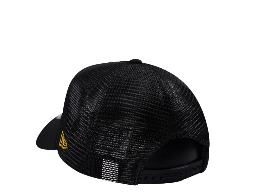 New Era Chicago Blackhawks Black Prime Edition 9Forty A Frame Trucker Snapback Casquette