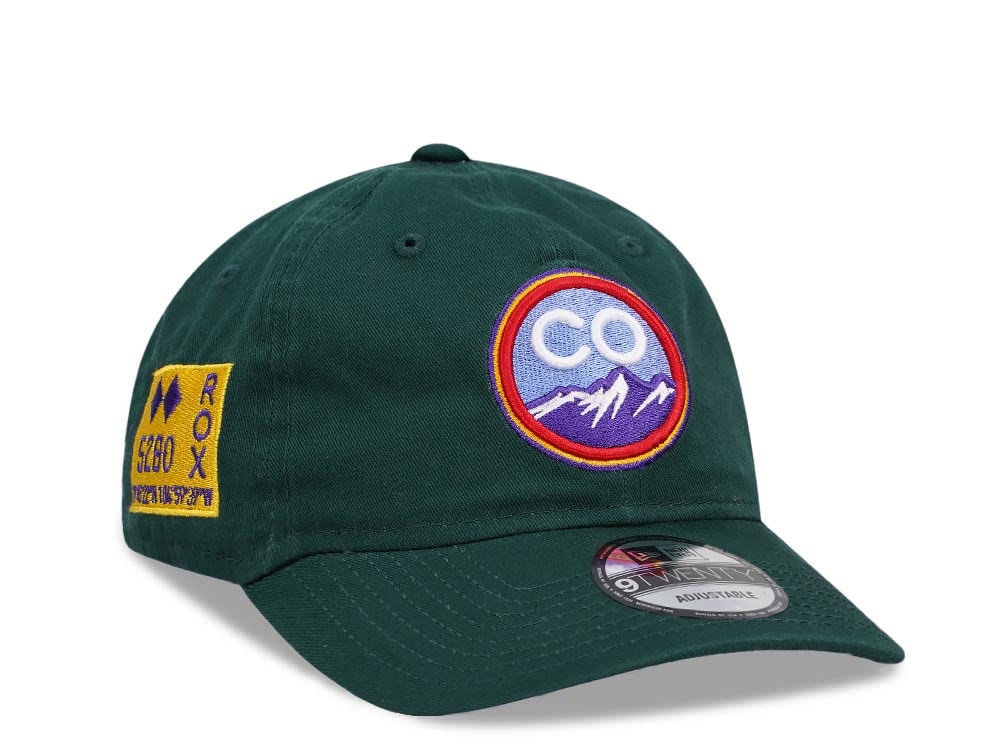 New Era Colorado Rockies 5280 Rox Green Edition 9Twenty Strapback Casquette
