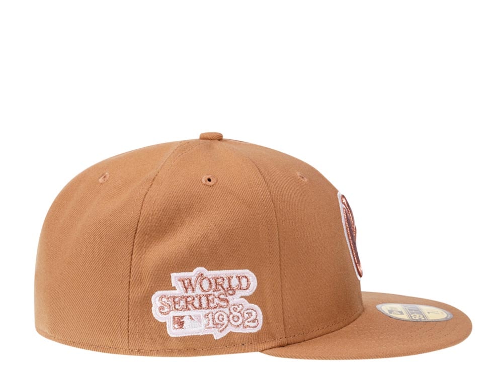 New Era Milwaukee Brewers World Series 1982 Sweet Gingerbread Edition 59Fifty Fitted Casquette