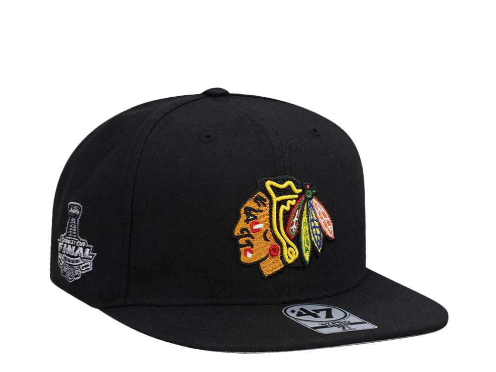 47Brand Chicago Blackhawks Stanley Cup 2013 Vintage Black 47Pro Fitted Casquette