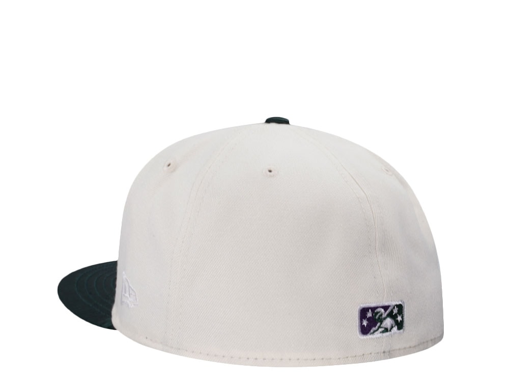 New Era New Orleans Zephyrs  Chrome Satin Brim Two Tone Edition 59Fifty Fitted Casquette