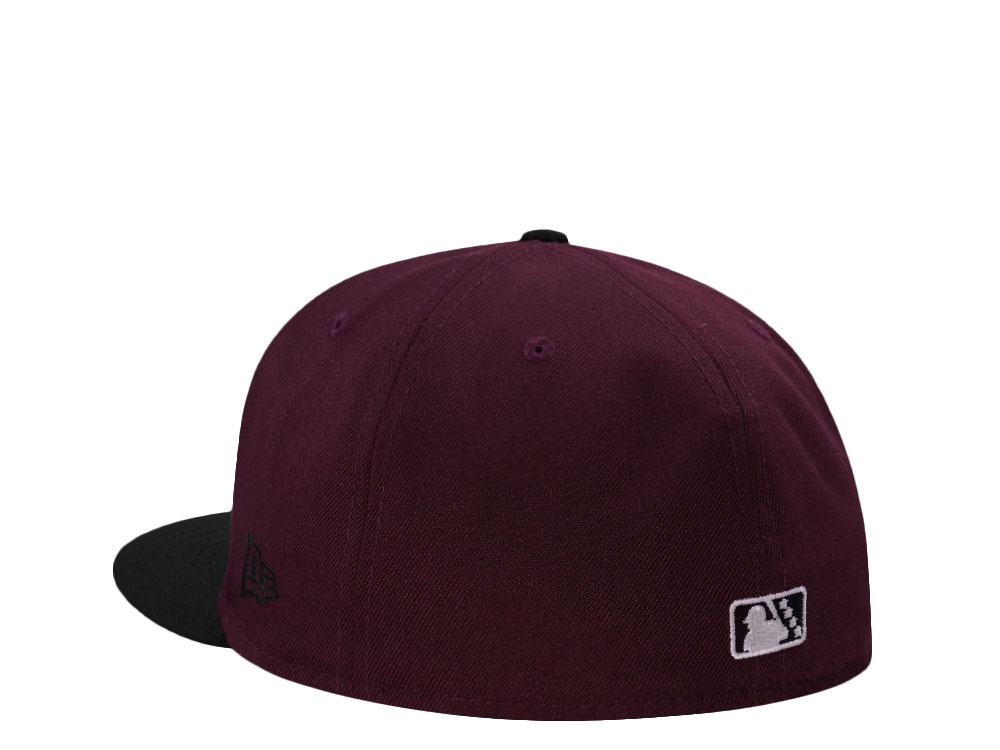 New Era Akron Devil Strips Maroon Two Tone Edition 59Fifty Fitted Casquette