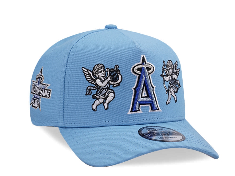 New Era Anaheim Angels All Star Game 2010 Cupids Sky Blue Prime Edition 9Forty A Frame Snapback Casquette