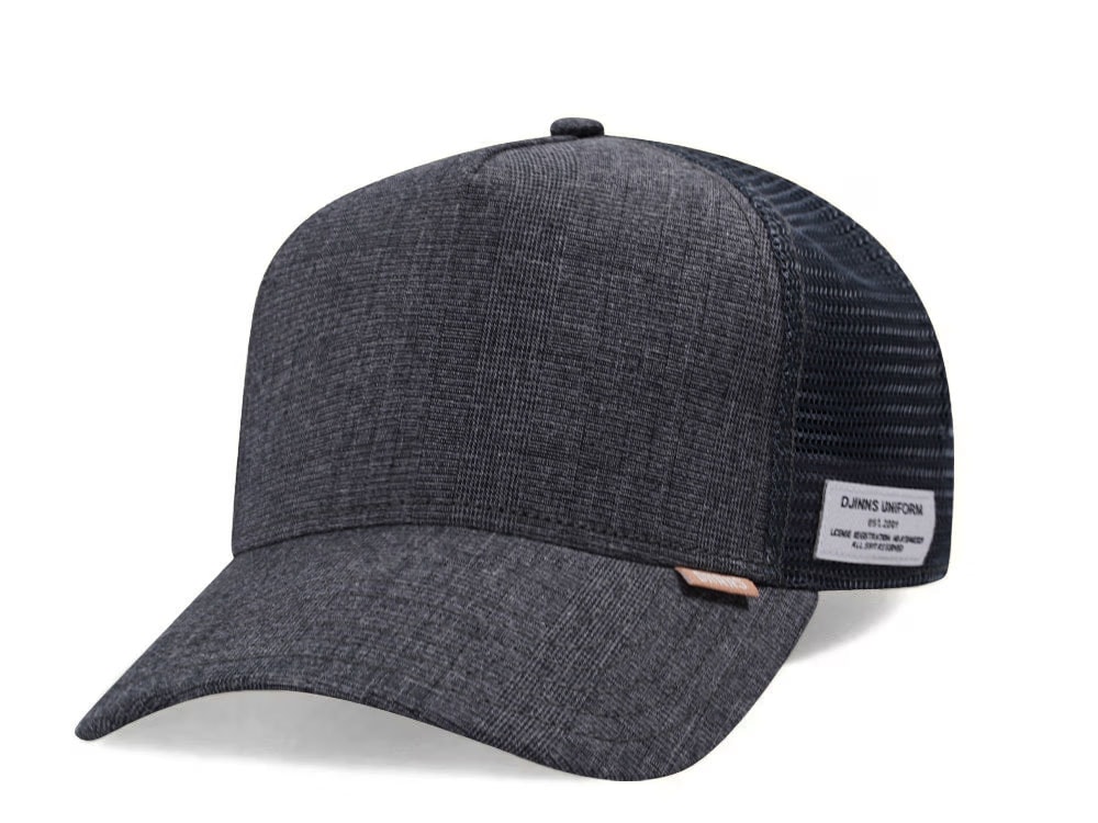 Djinns HFT Glencheck Grey Trucker Snapback Casquette