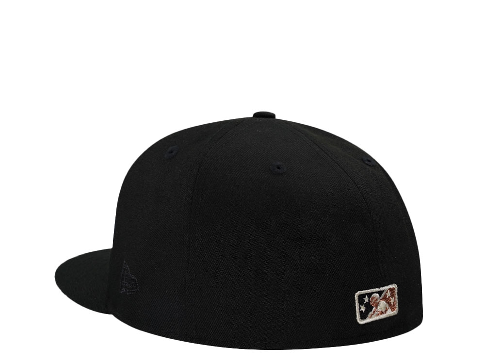 New Era Boise Hawks Black Throwback Edition 59Fifty Fitted Casquette