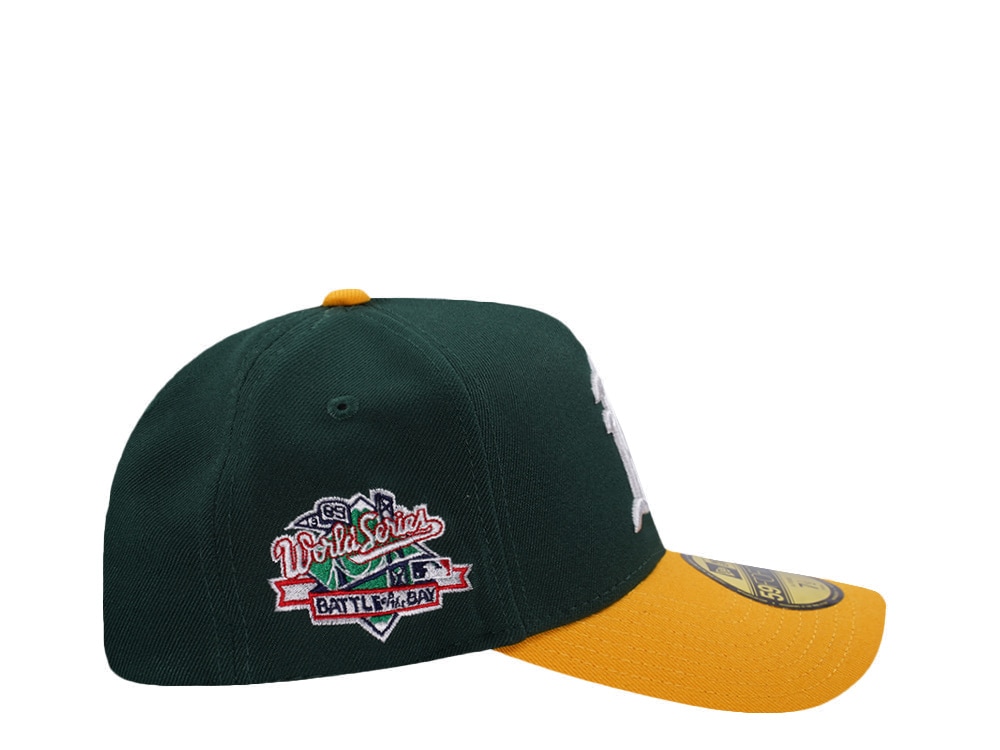 New Era Oakland Athletics World Series 1989 Dark Green Two Tone Edition 59Forty A Frame Fitted Casquette