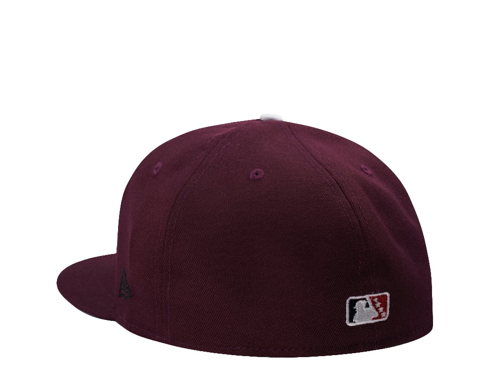 New Era Rochester Red Wings Reaper Glow in the Dark Maroon Prime Horror Edition 59Fifty Fitted Casquette