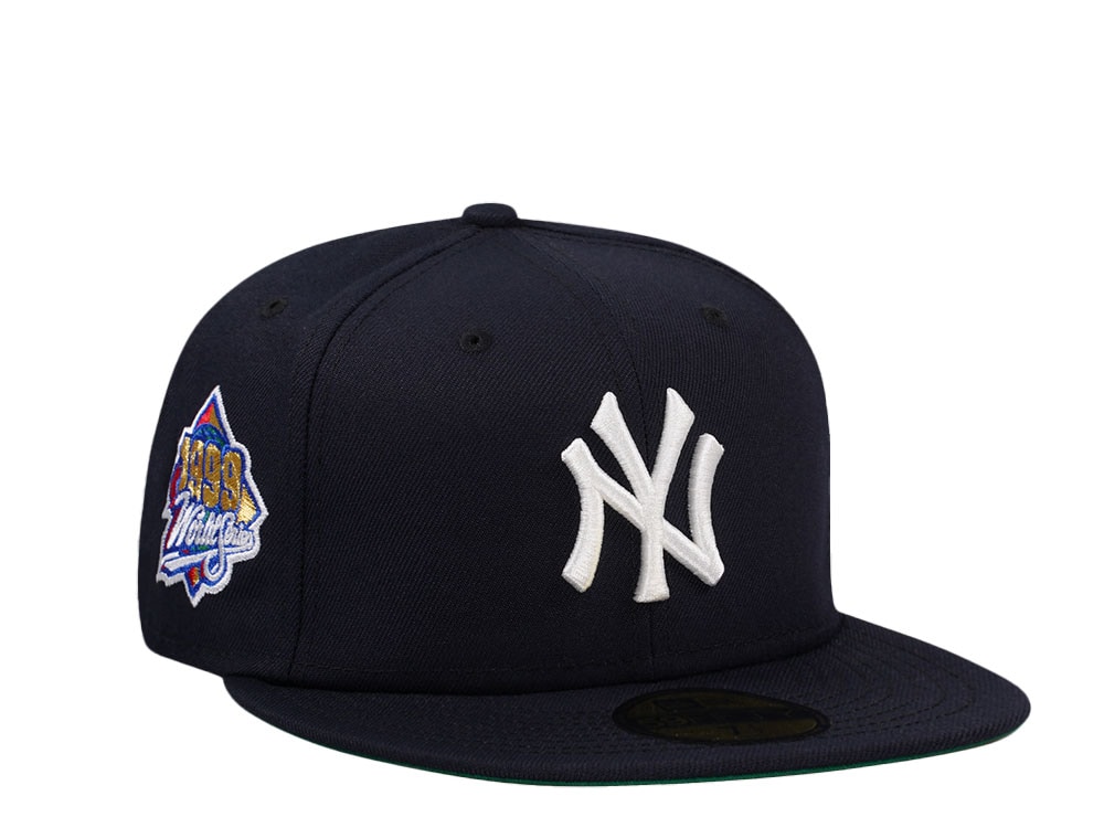 New Era New York Yankees World Series 1999 Navy Throwback Edition 59Fifty Fitted Casquette