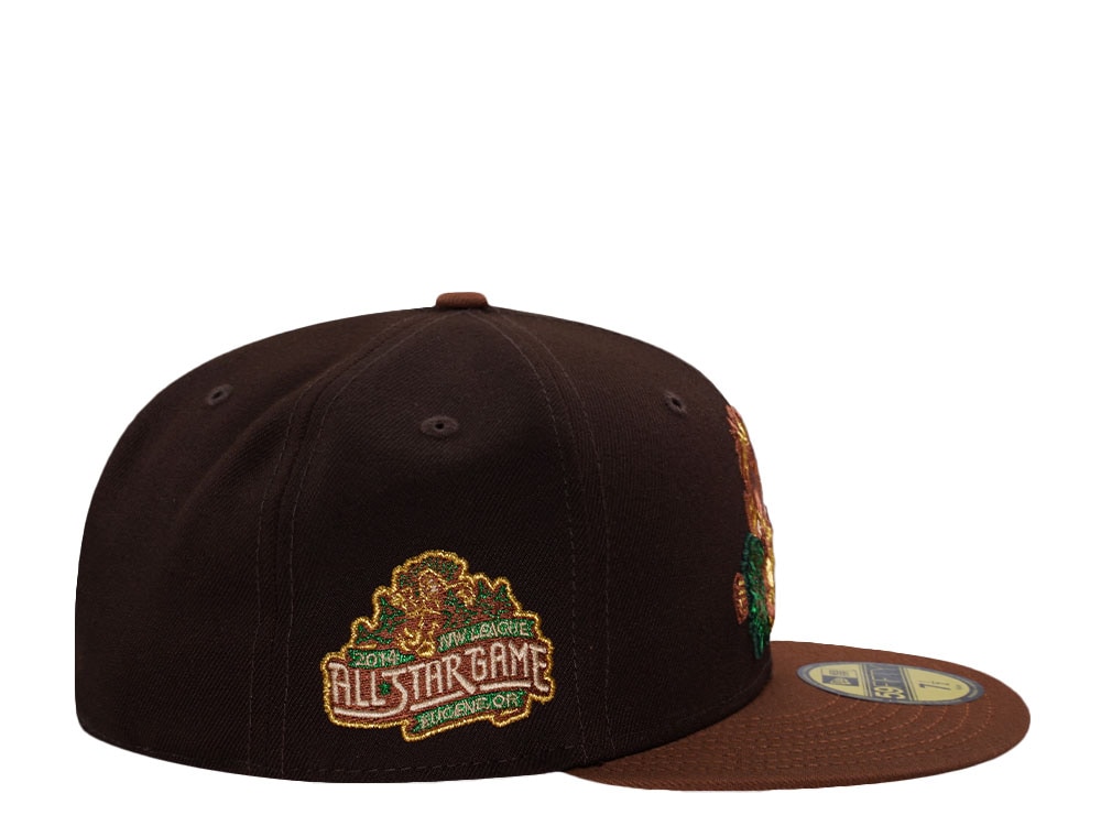 New Era Eugene Emeralds All Star Game 2014 Brown Two Tone Edition 59Fifty Fitted Casquette