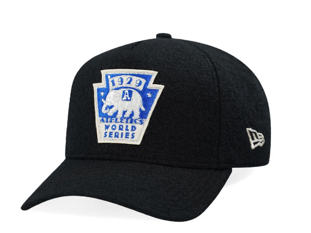 New Era Oakland Athletics World Series 1929 Black Edition 9Forty A Frame Snapback Casquette
