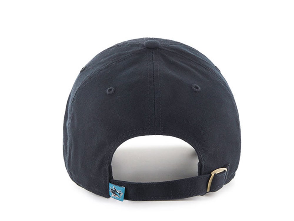 47Brand San Jose Sharks Black Clean up Strapback Casquette