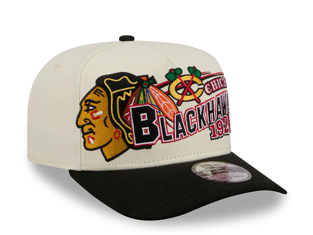 New Era Chicago Blackhawks Classic Logo Two Tone Edition 9Fifty A Frame Snapback Casquette