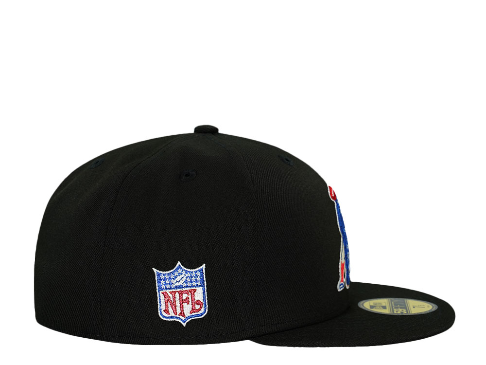 New Era New England Patriots Black Throwback Prime Edition 59Fifty Fitted Casquette