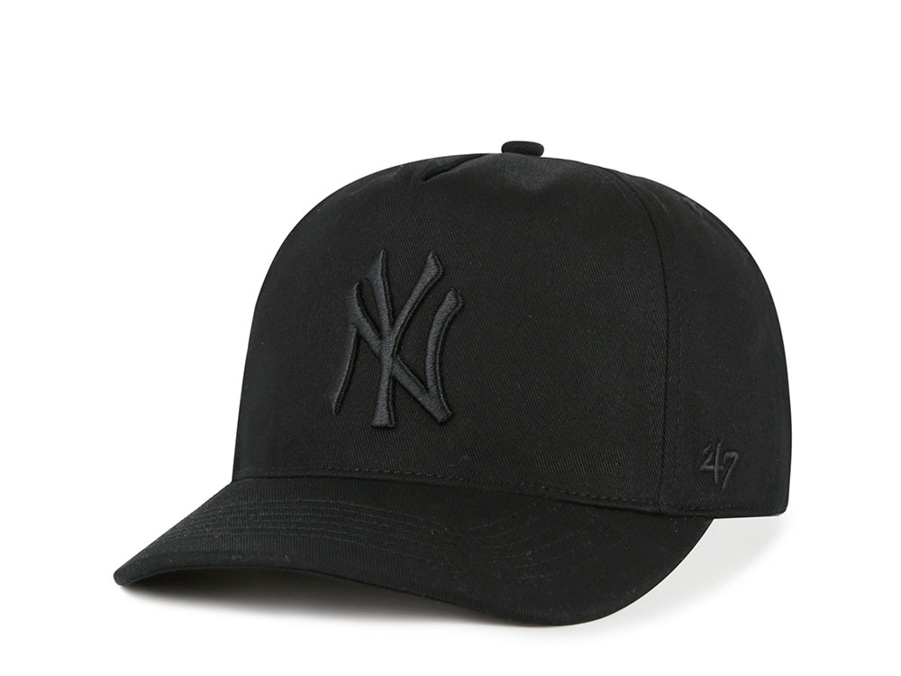 47Brand New York Yankees Black On Black Edition Hitch Snapback Casquette