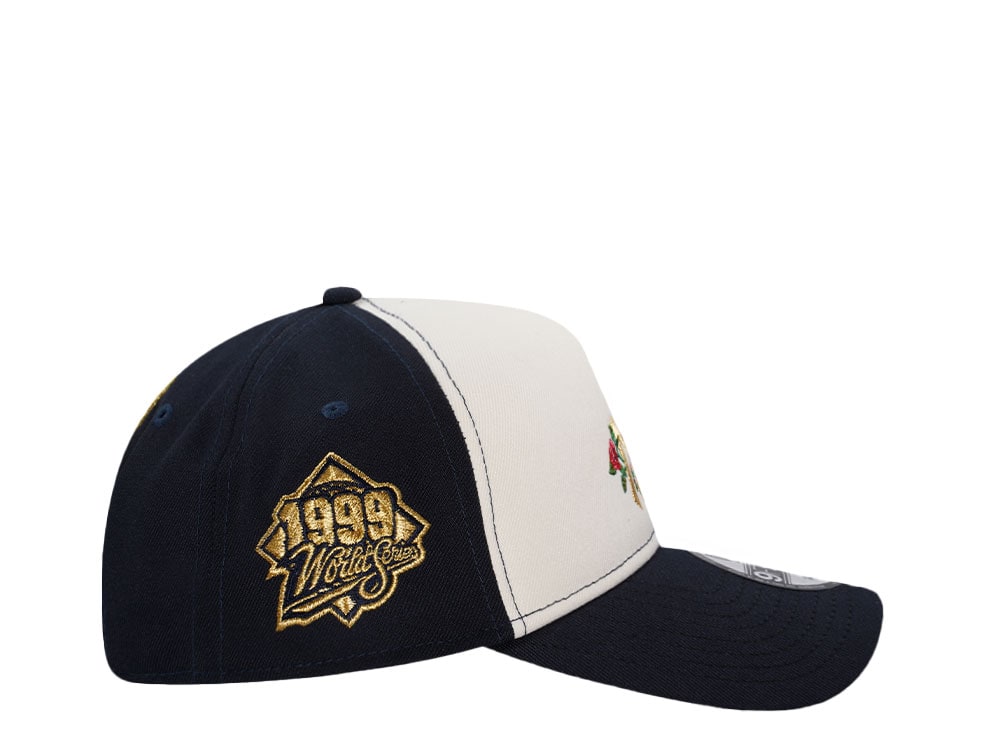 New Era New York Yankees World Series 1999 Gold Navy Two Tone 9Forty A Frame Snapback Casquette