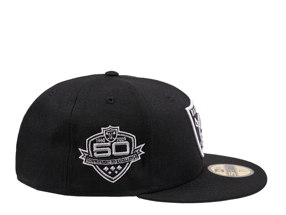 New Era Las Vegas Raiders 50th Anniversary 59Fifty Fitted Casquette