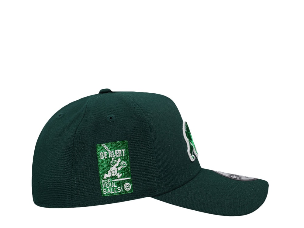New Era Chicago Cubs Be Alert Green Metallic Edition 9Forty A Frame Snapback Casquette