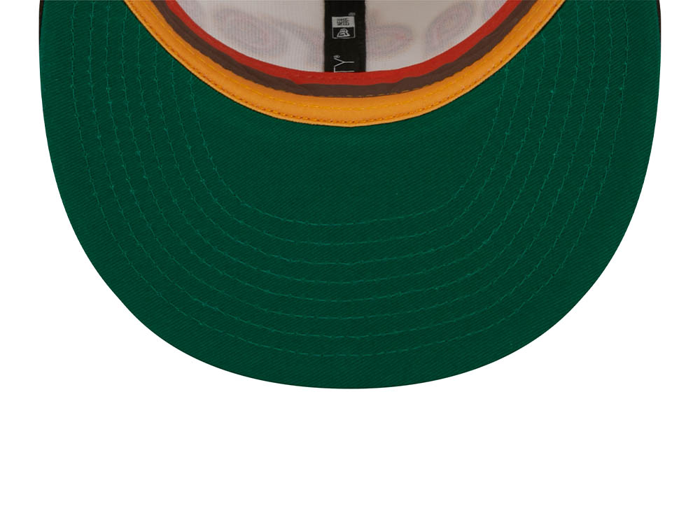 New Era San Diego Padres White Retro Script 50th Anniversary Throwback Edition 59Fifty Fitted Casquette