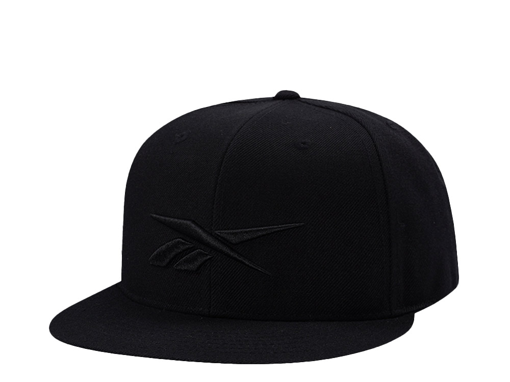 Reebok Logo Black Strapback Casquette