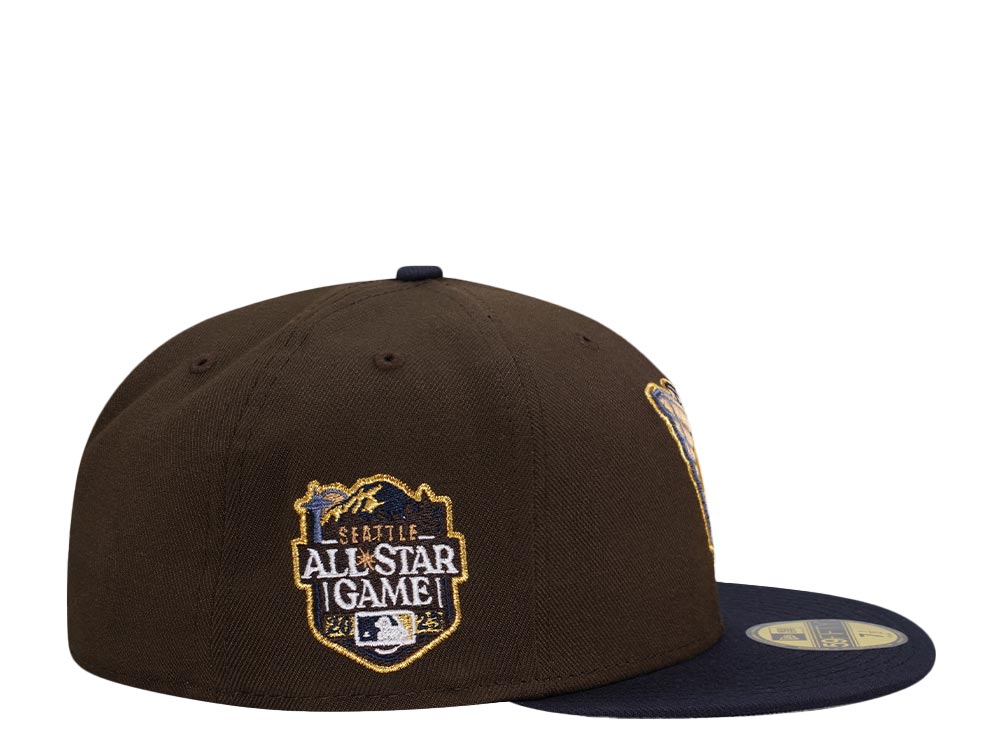 New Era Cleveland Guardians All Star Game 2023 Gold Prime Two Tone Edition 59Fifty Fitted Casquette