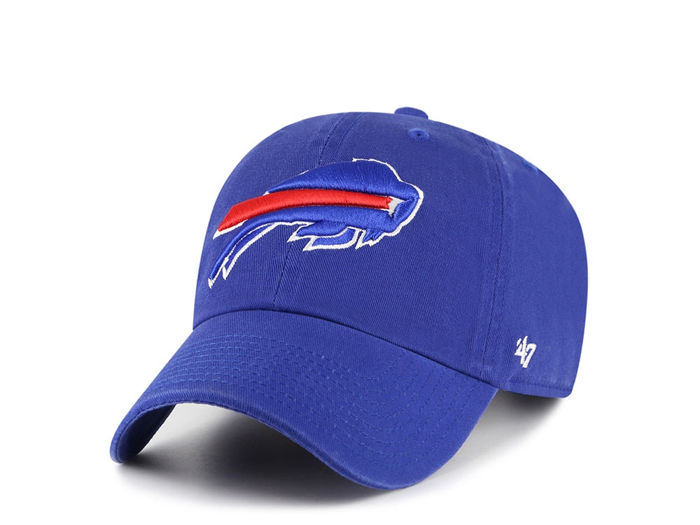 47Brand Buffalo Bills Royal Blue Classic Edition Clean Up Strapback Casquette