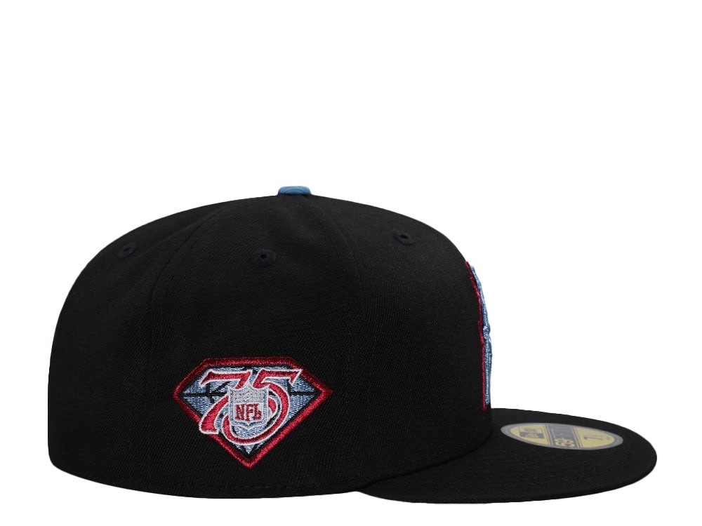 New Era Houston Oilers 75th Anniversary Black Prime Edition 59Fifty Fitted Casquette