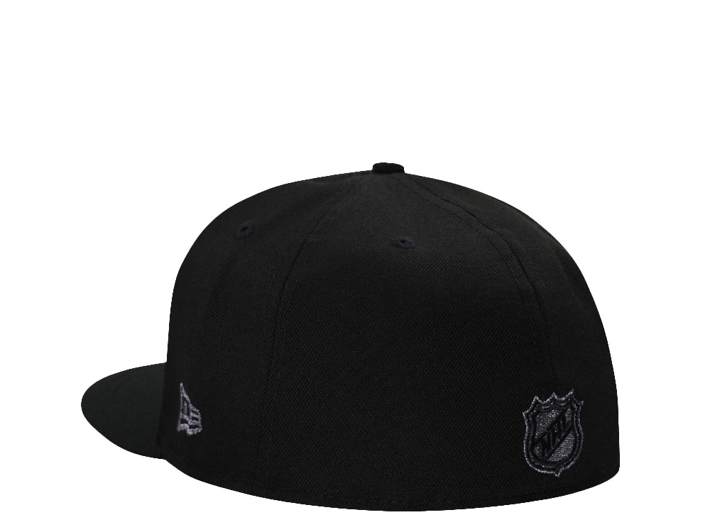 New Era San Jose Sharks 30th Anniversary Metallic Black Prime Edition 59Fifty Fitted Casquette