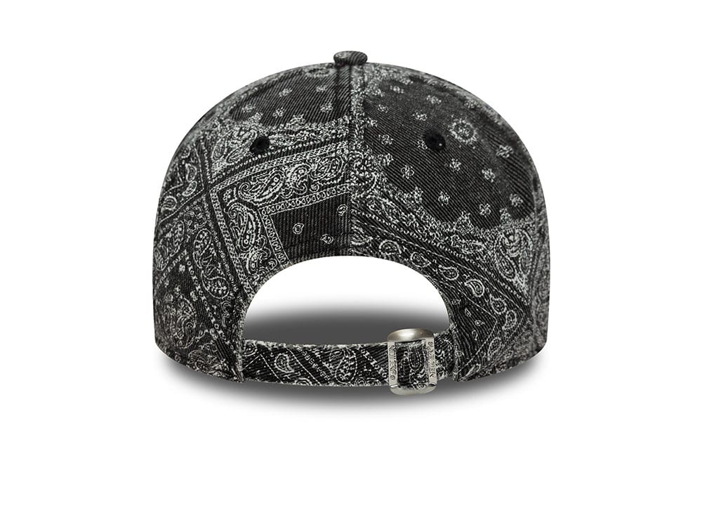 New Era New York Yankees Washed Paisley Black 9Twenty Strapback Casquette