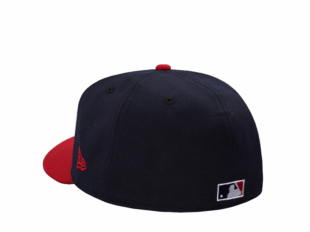 New Era Atlanta Braves World Series 1995 Navy Two Tone Edition Pre Curved 59Fifty Fitted Casquette