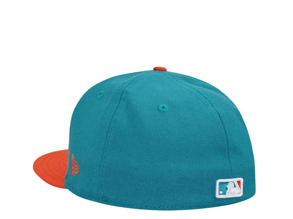 New Era Miami Marlins Teal Orange Two Tone Edition 59Fifty Fitted Casquette