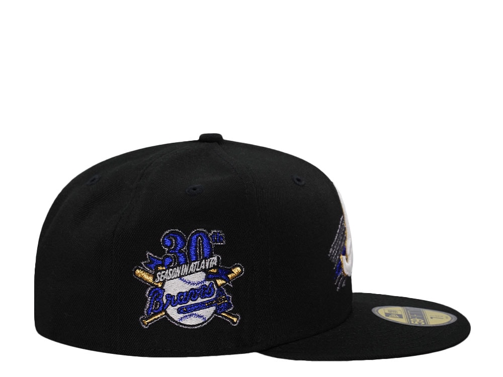 New Era Atlanta Braves 30th Anniversary Tomahawk Black Edition 59Fifty Fitted Casquette