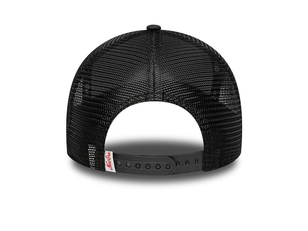 New Era Patch Black Denim Edition 9Forty A Frame Trucker Snapback Casquette
