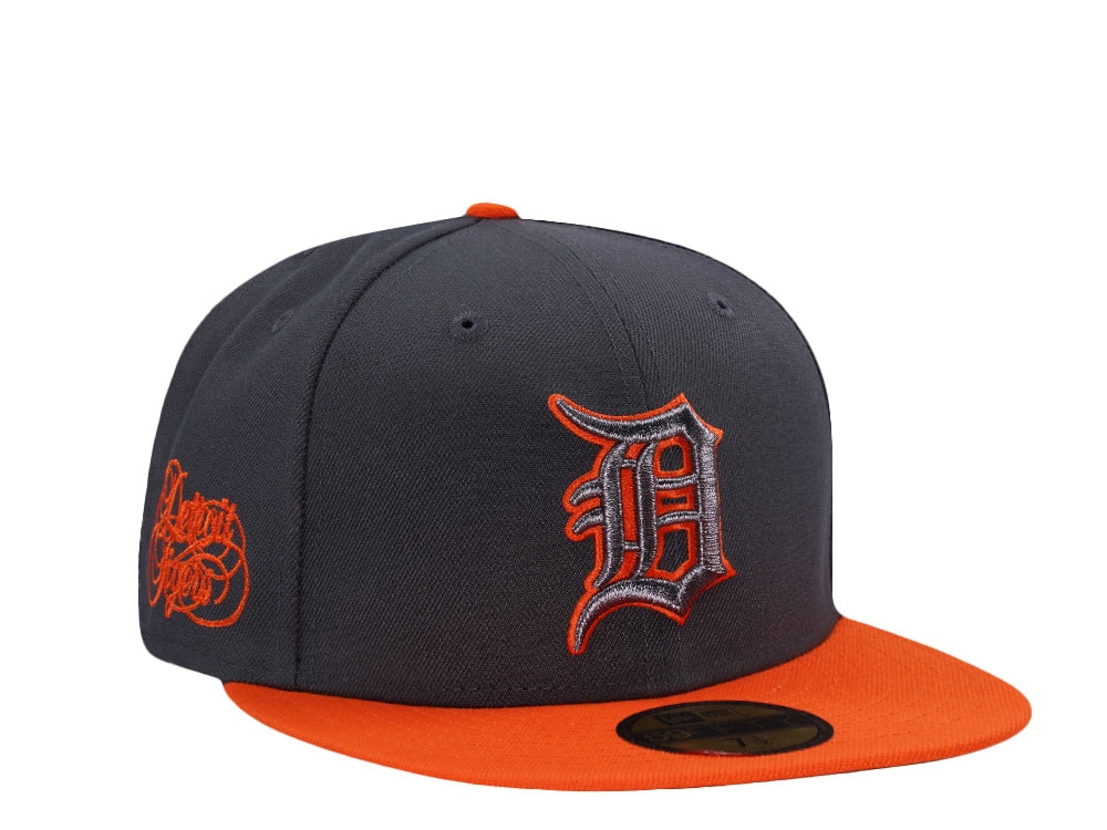 New Era Detroit Tigers Gray Two Tone Script Edition 59Fifty Fitted Casquette