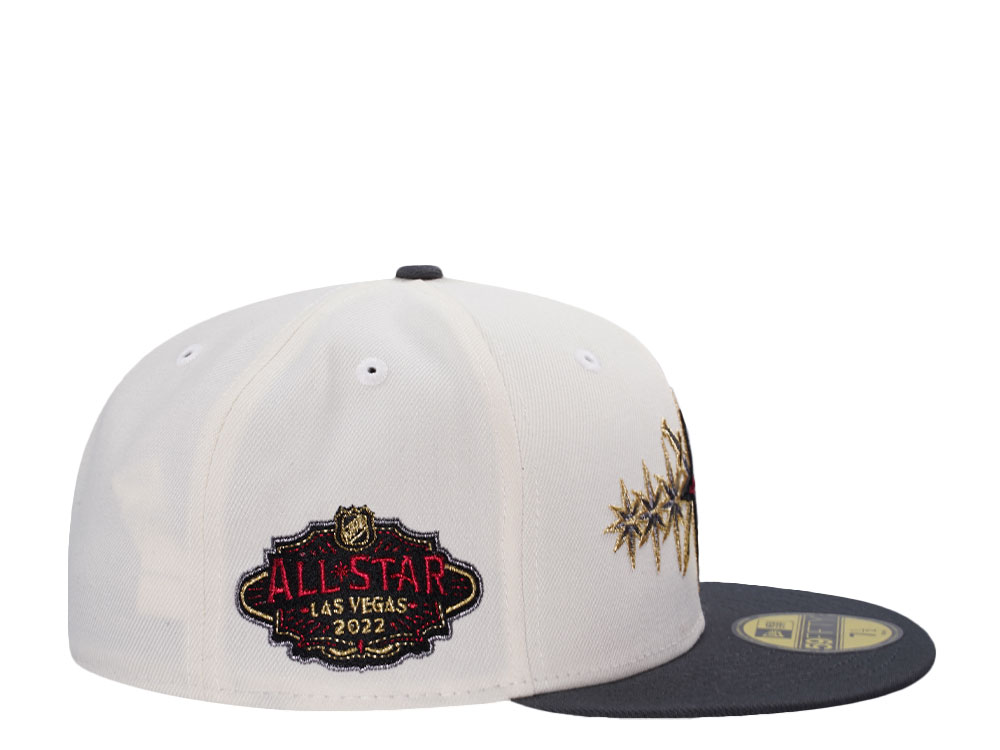 New Era Vegas Golden Knights All Star Game 2022 Chrome Metallic Two Tone Edition 59Fifty Fitted Casquette