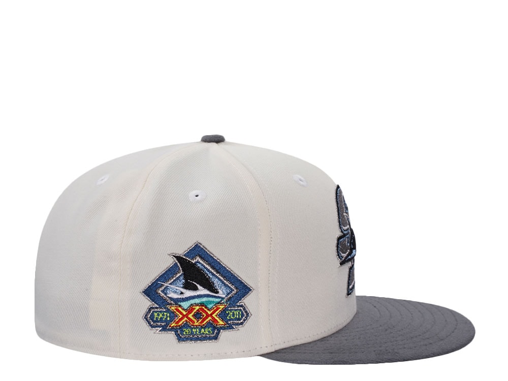 New Era San Jose Sharks 20th Anniversary Chrome Two Tone Edtion 59Fifty Fitted Casquette
