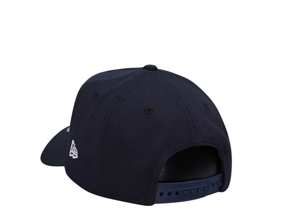 New Era Minnesota Timberwolves Navy Classic Edition 9Forty A Frame Snapback Casquette