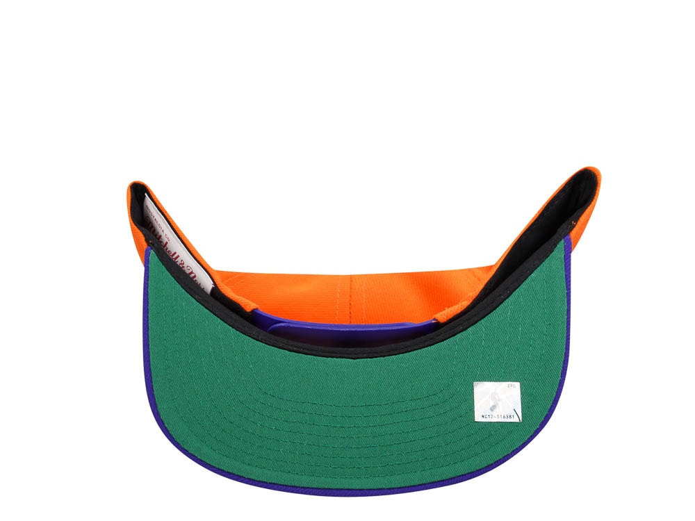 Mitchell & Ness Phoenix Suns Transcript Orange Two Tone Snapback Casquette