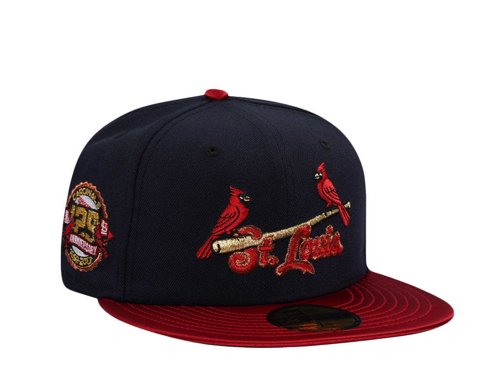 New Era St. Louis Cardinals 125th Anniversary Satin Brim Two Tone Edition 59Fifty Fitted Casquette