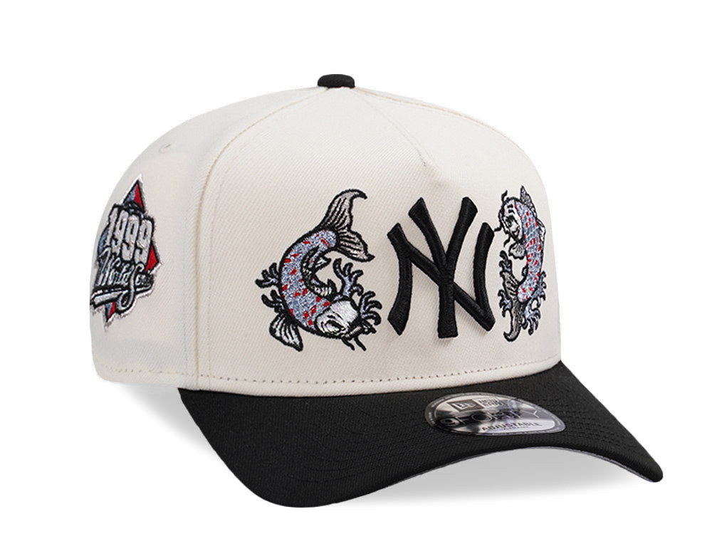 New Era New York Yankees World Series 1999 Chrome Two Tone Edition 9Forty A Frame Snapback Casquette