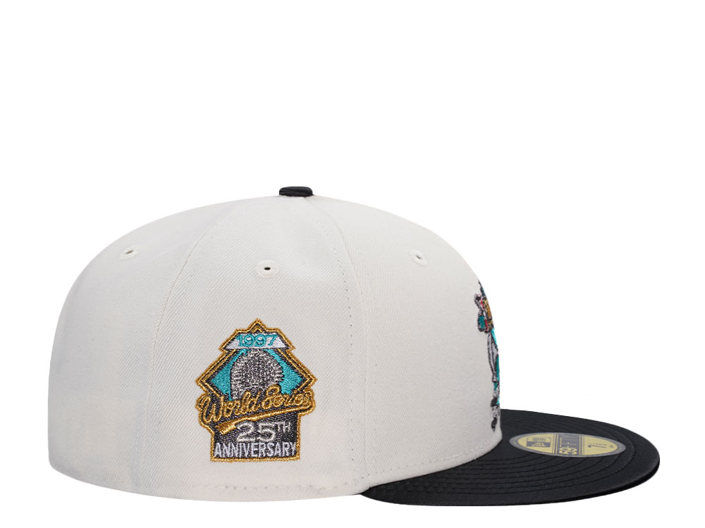 New Era Miami Marlins World Series 1997 Chrome Satin Brim Edition 59Fifty Fitted Casquette