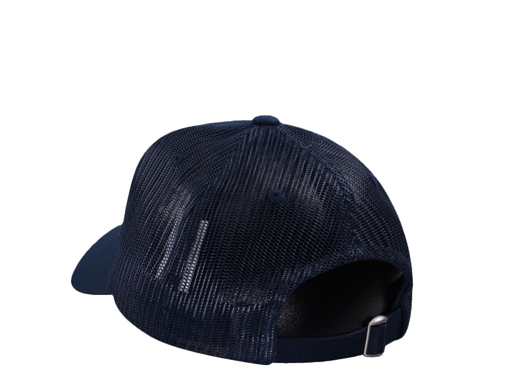 Von Dutch Oval Patch Navy Trucker Strapback Casquette