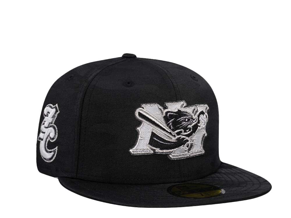 New Era New Hampshire Fisher Cats Midnight Camo Glow Edition 59Fifty Fitted Casquette