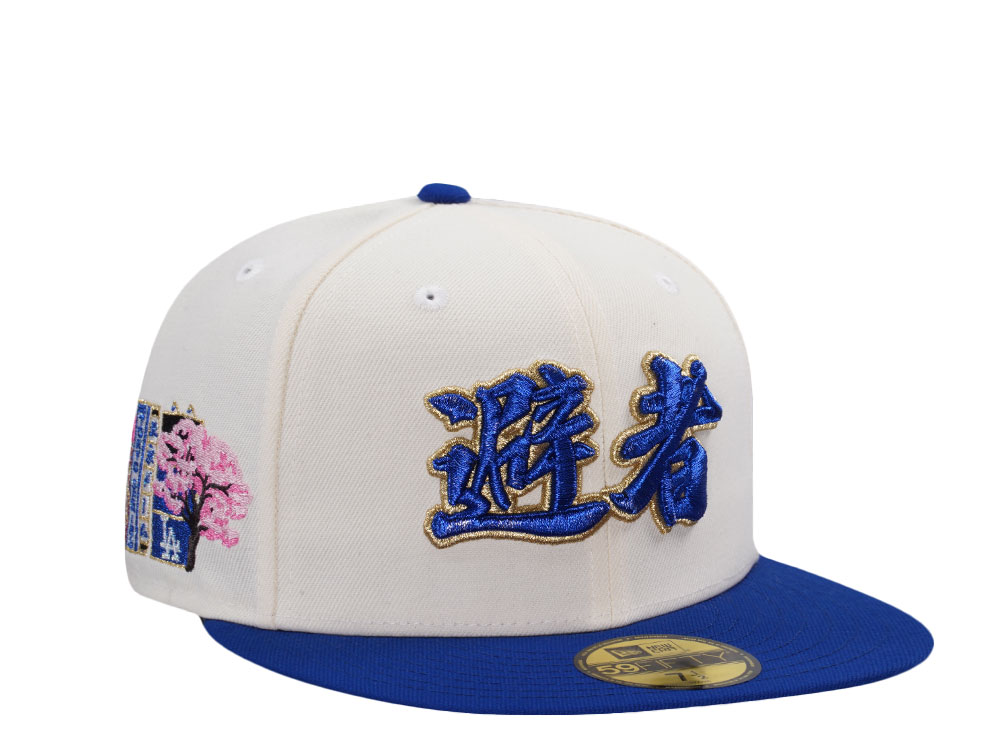 New Era Los Angeles Dodgers Tokyo Series 2025 Kanji Chrome Two Tone Edition 59Fifty Fitted Casquette