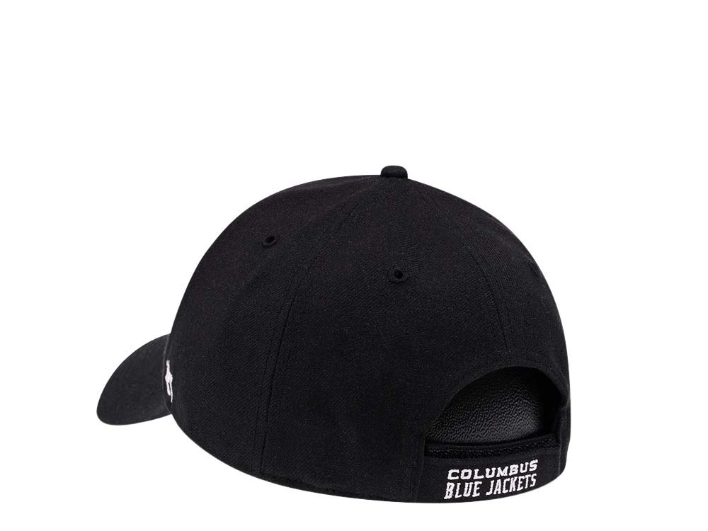 47Brand Columbus Blue Jackets Classic Black Strapback Casquette