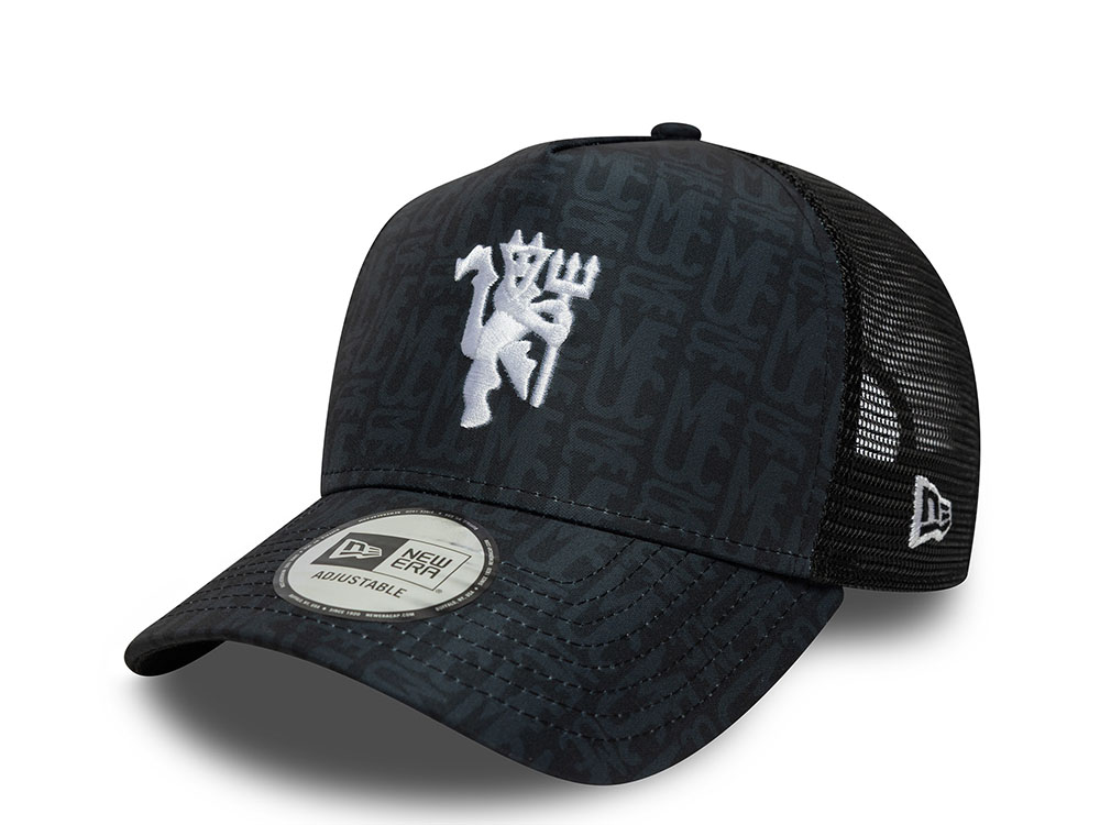 New Era Manchester United FC Black Edition 9Forty A Frame Trucker Snapback Casquette