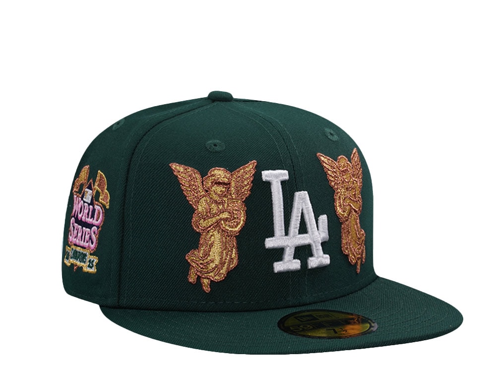 New Era Los Angeles Dodgers World Series 2025 Dark Green Prime Edition 59Fifty Fitted Casquette