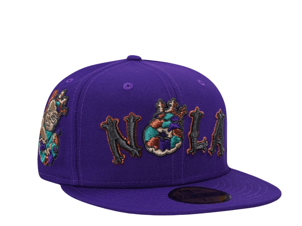 New Era New Orleans Baby Cakes Purple Prime Edition 59Fifty Fitted Casquette